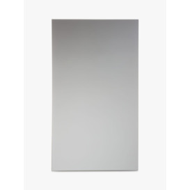 John Lewis Single Mirrored Bathroom Cabinet, Silver - thumbnail 1