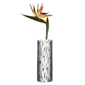 "Alessi ""Barkvase"" Flower Vase, H30cm, Silver" - thumbnail 2