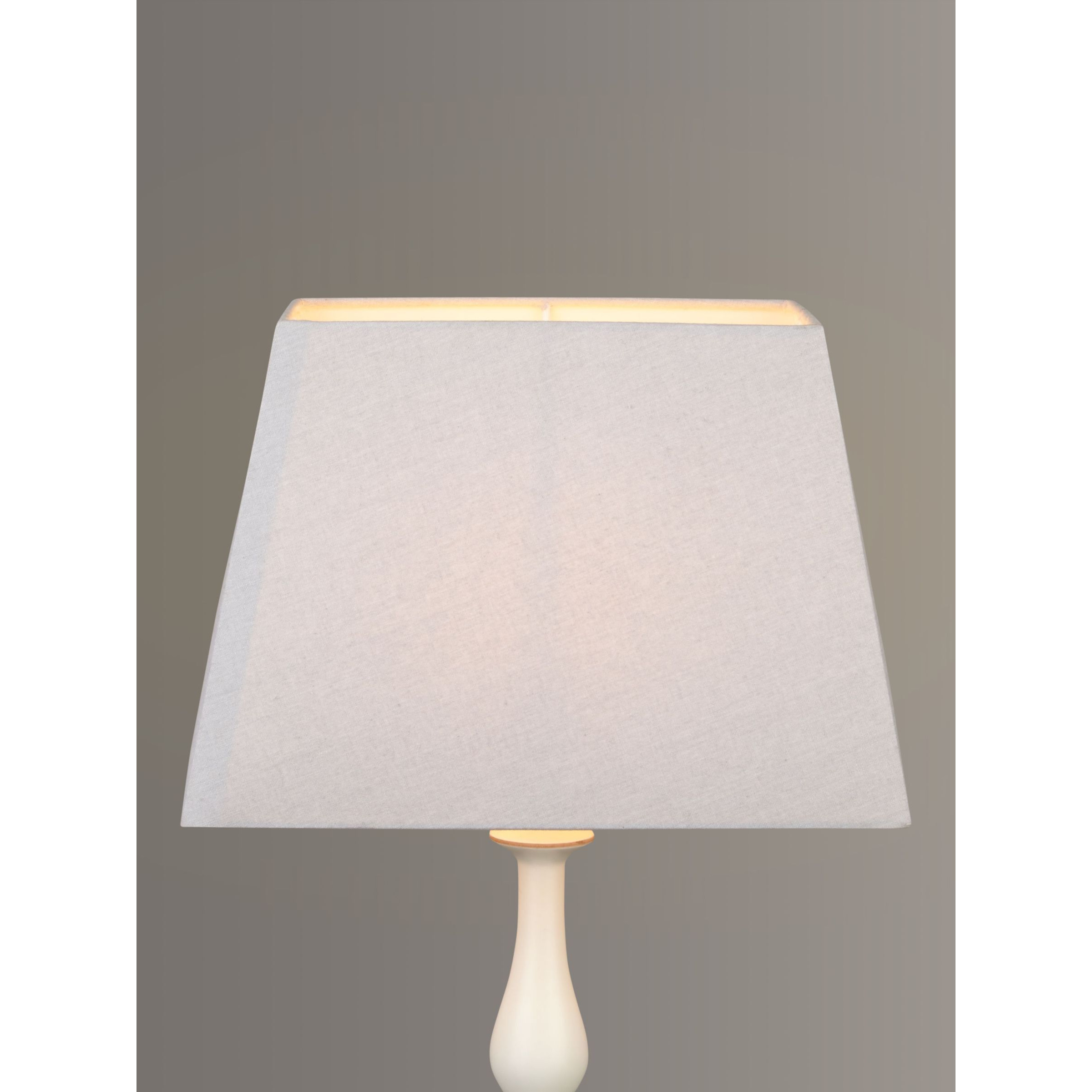 John Lewis Chrissie Rectangular Lampshade, Light Grey - image 1