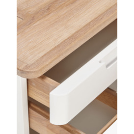 Ebbe Gehl for John Lewis Mira Filing Cabinet, White/Oak - thumbnail 4