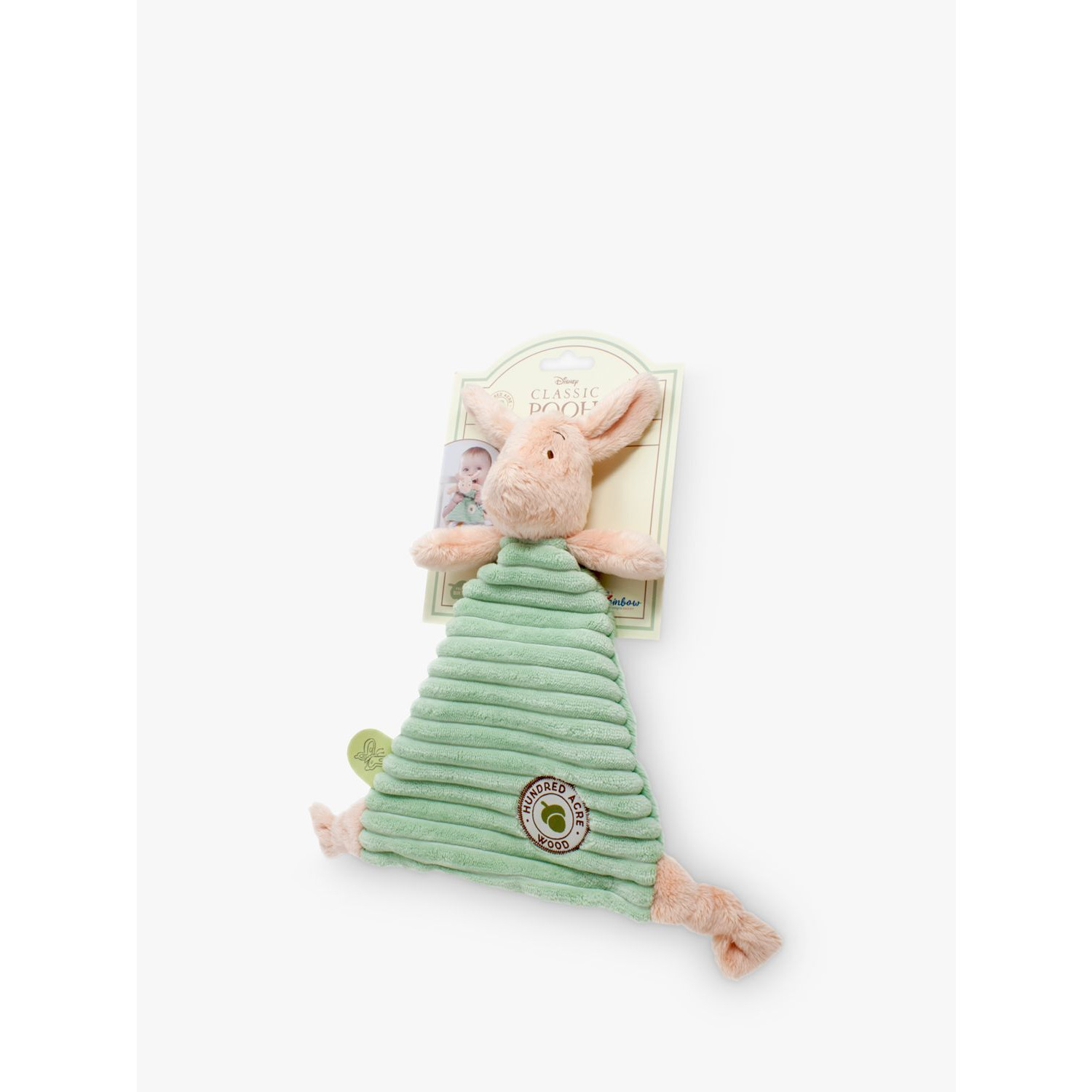 Winnie the Pooh Baby Piglet Comfort Blanket, H23cm - image 1