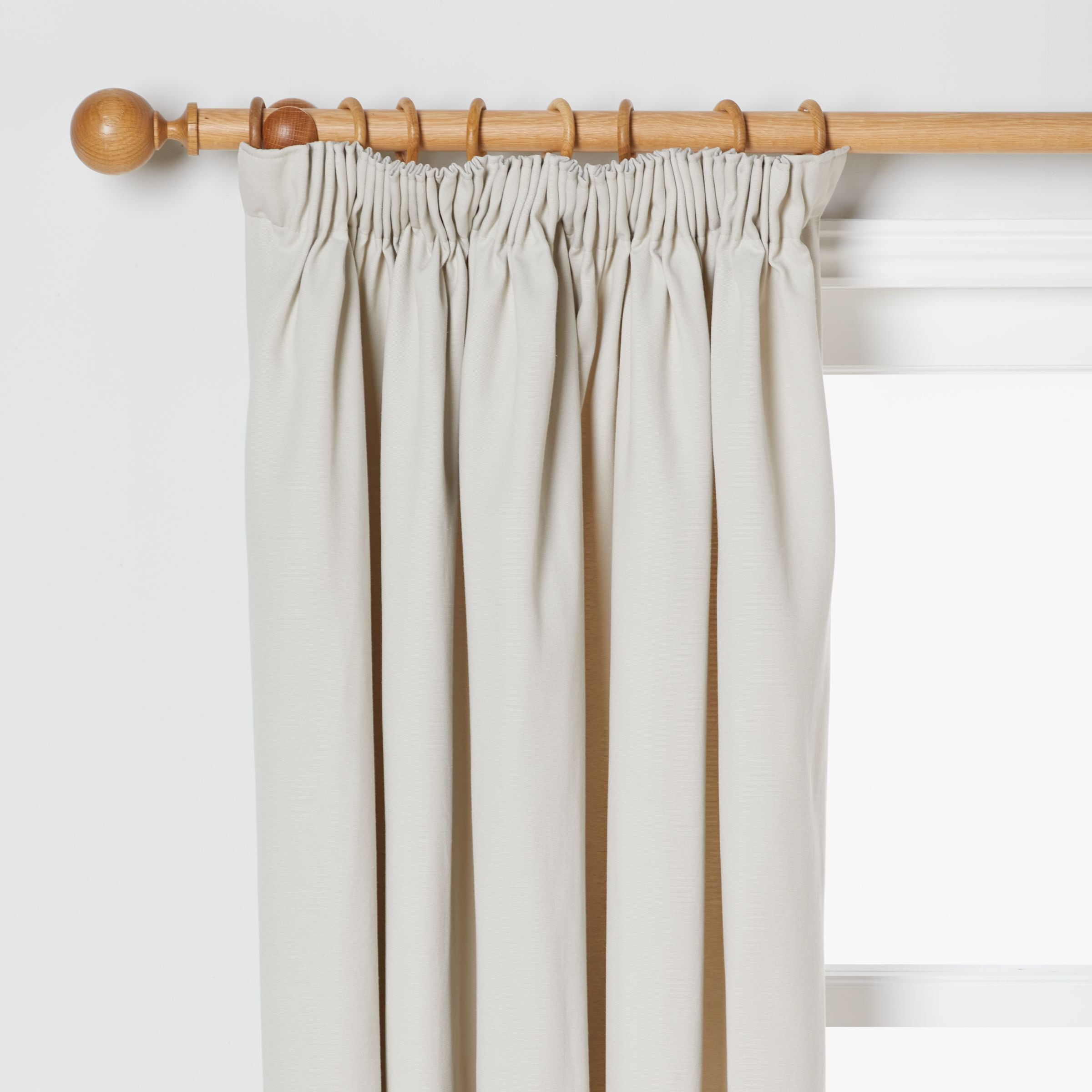 John Lewis ANYDAY Arlo Pair Lined Pencil Pleat Curtains - image 1