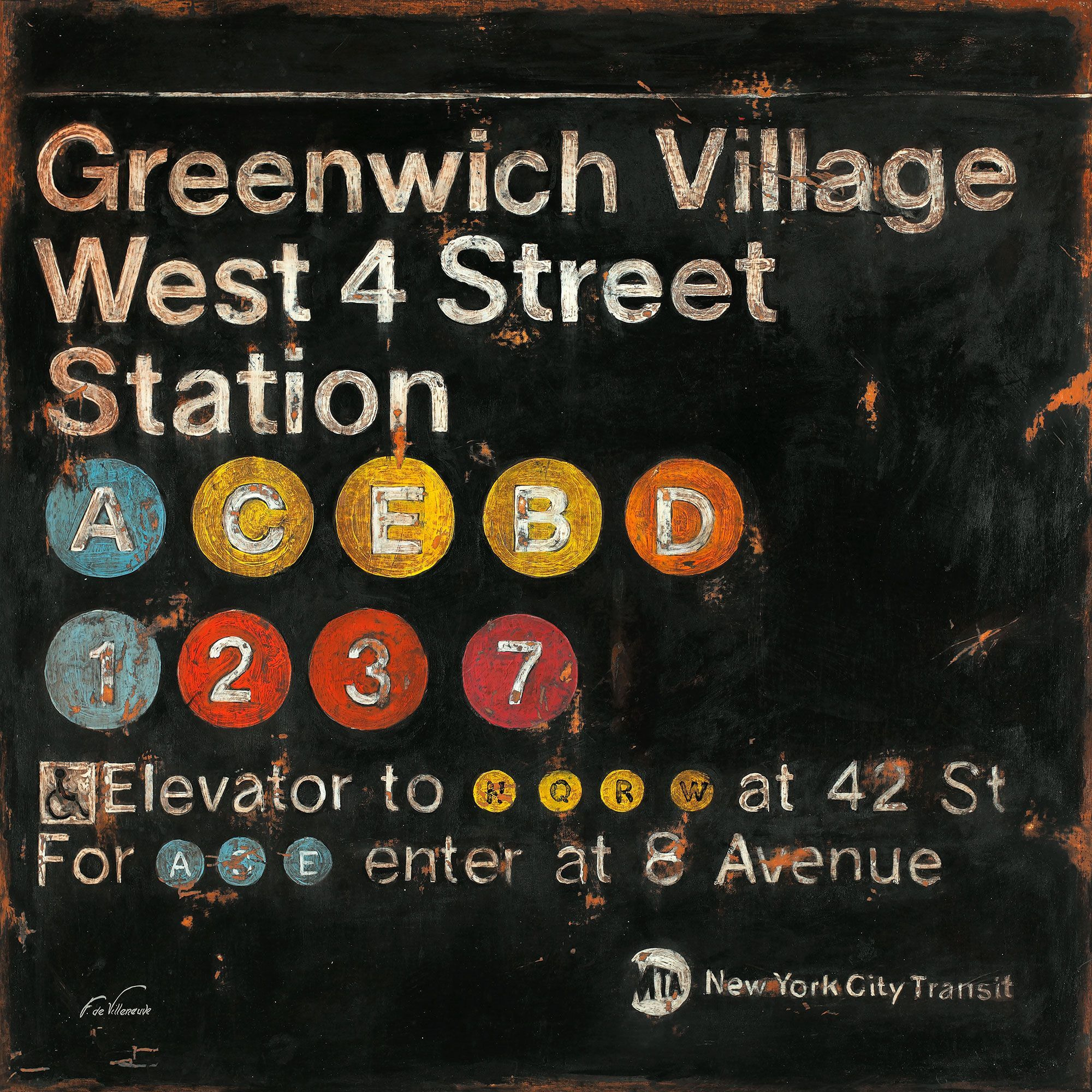 West 4th Street Basket De Rue New York Fabrice De Villeneuve