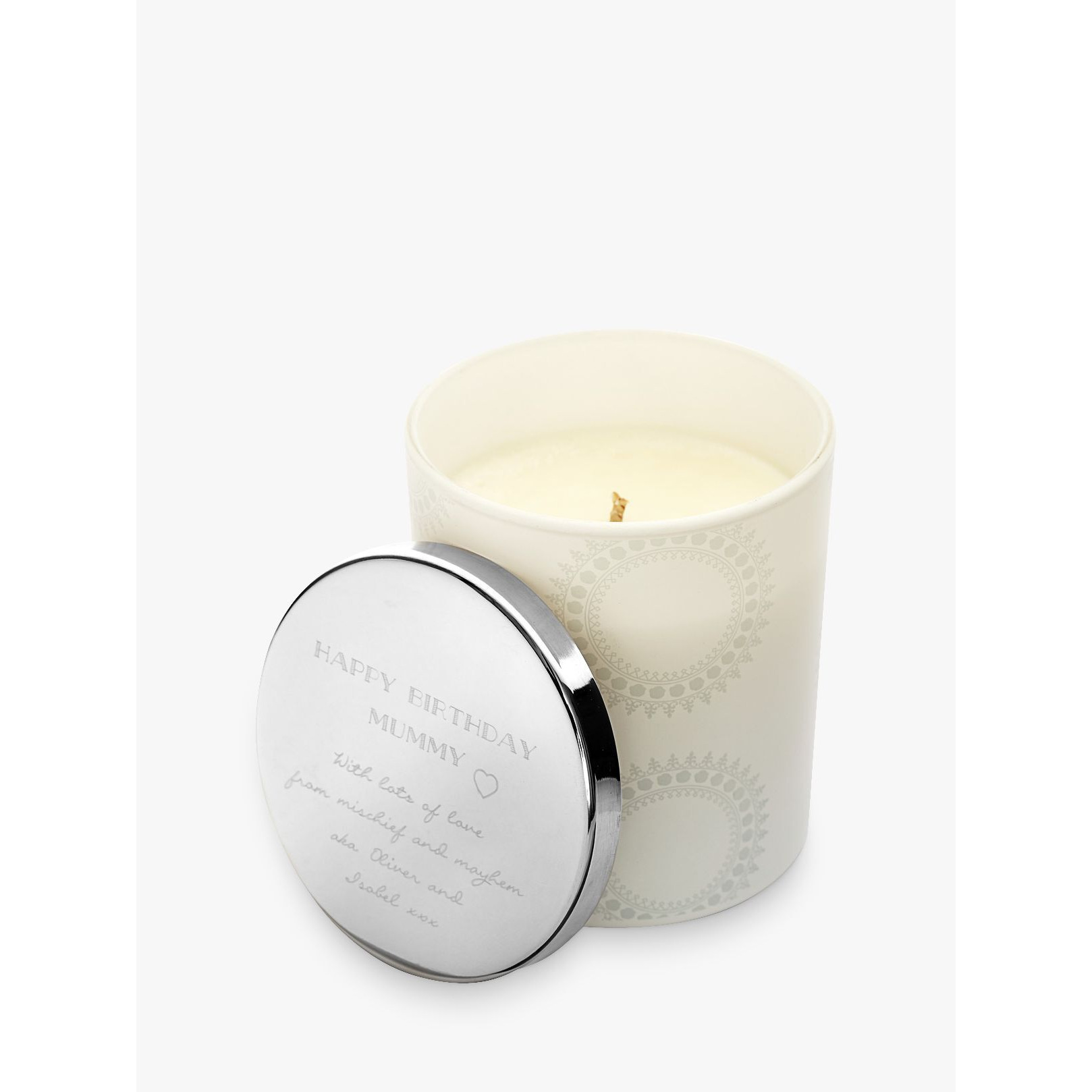 Under the Rose Personalised Scented Candle With Engraved Lid - image 1
