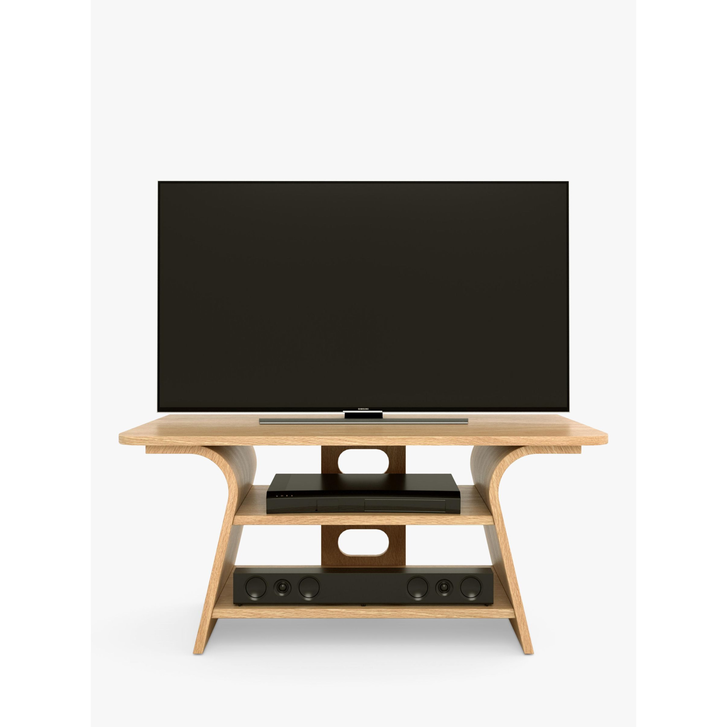 "Tom Schneider Chloe 1000 TV Stand for TVs up to 45"", Natural Walnut" - image 1