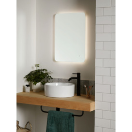 John Lewis Halo Colour Changing Illuminated Bathroom Mirror - thumbnail 2