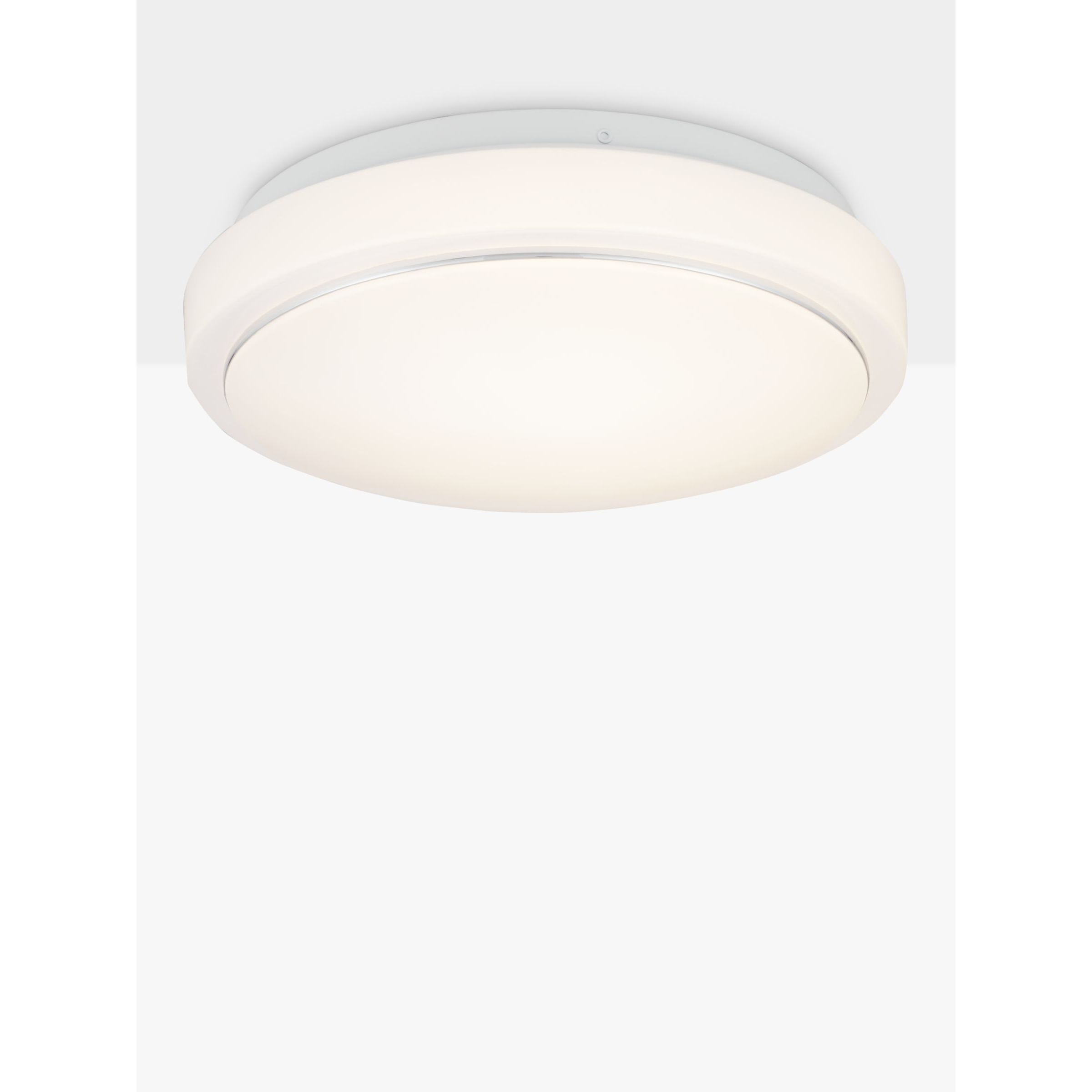 John Lewis Miles LED Flush Ceiling Light, White - image 1