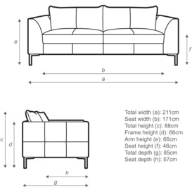 John Lewis Belgrave Grand 4 Seater Leather Sofa, Dark Leg - thumbnail 2