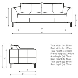 John Lewis Belgrave Grand 4 Seater Leather Sofa, Dark Leg - thumbnail 2