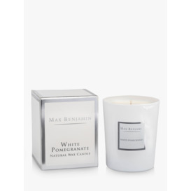 Max Benjamin Classic White Pomegrante Scented Candle, 190g - thumbnail 1