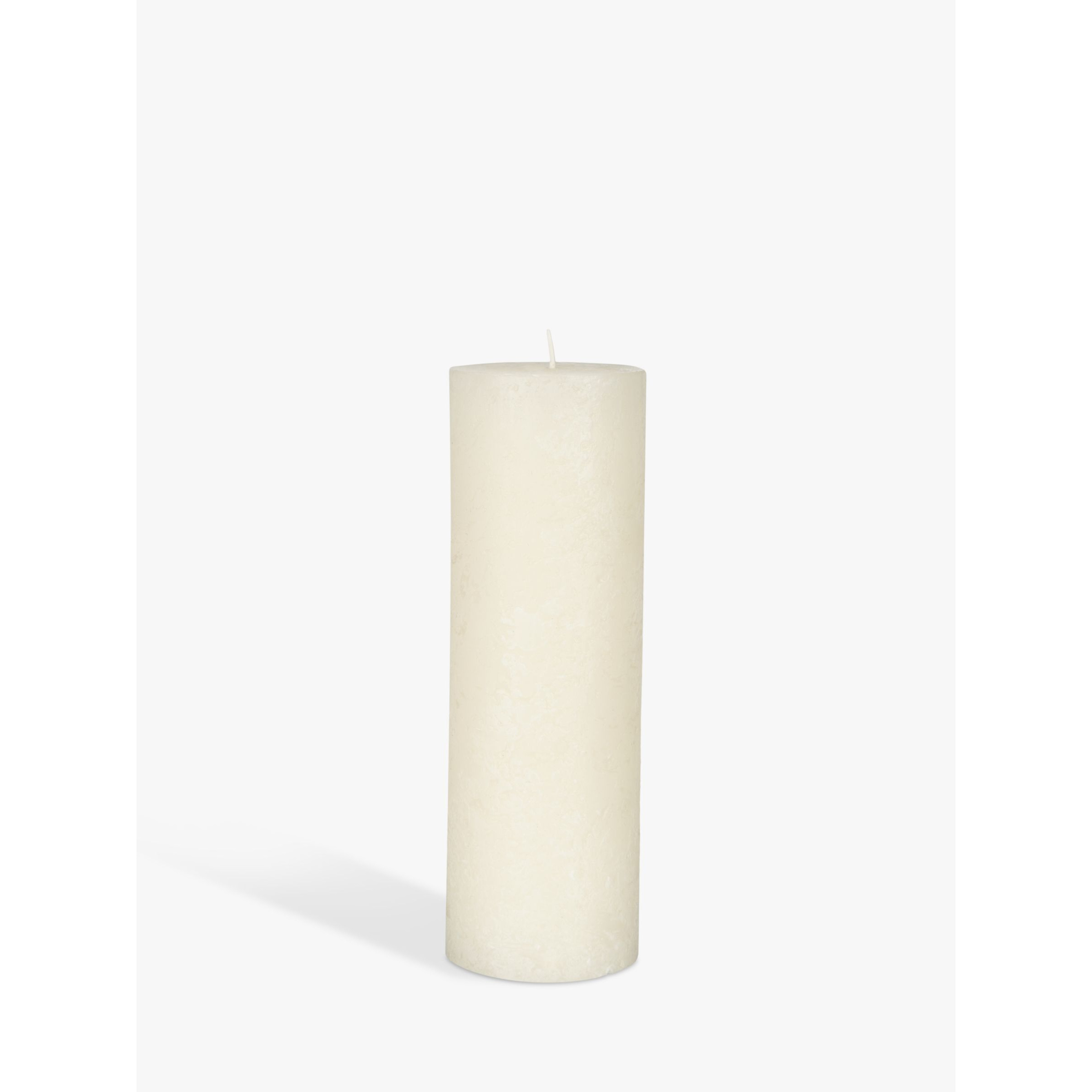 John Lewis Rustic Pillar Candle, 22cm
