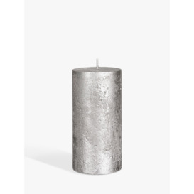 John Lewis Rustic Pillar Candle, 15cm