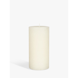 John Lewis Rustic Pillar Candle, 15cm