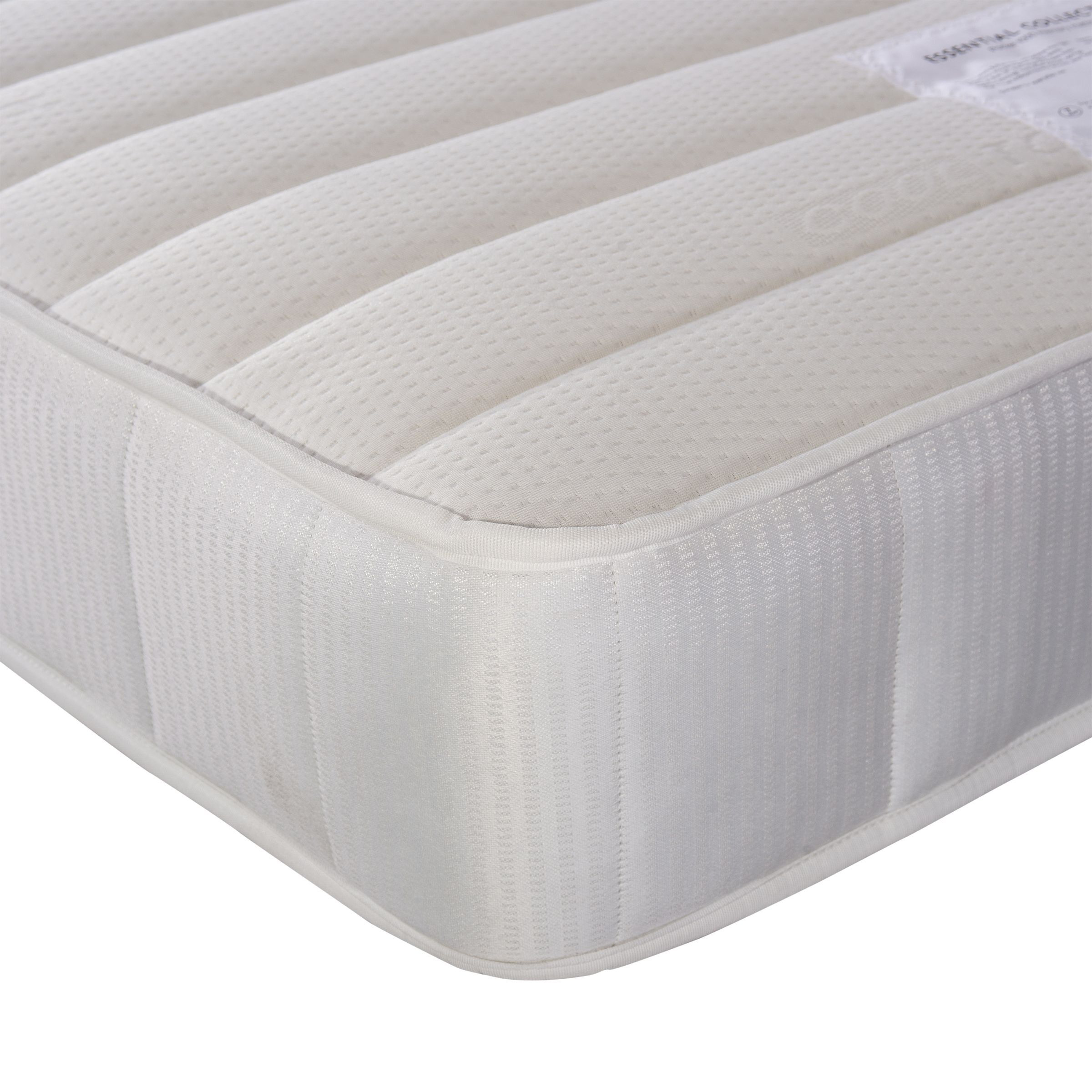 ANYDAY John Lewis & Partners Essentials Collection Pocket Memory 1000, Medium Tension Pocket Spring Mattress, Small Double