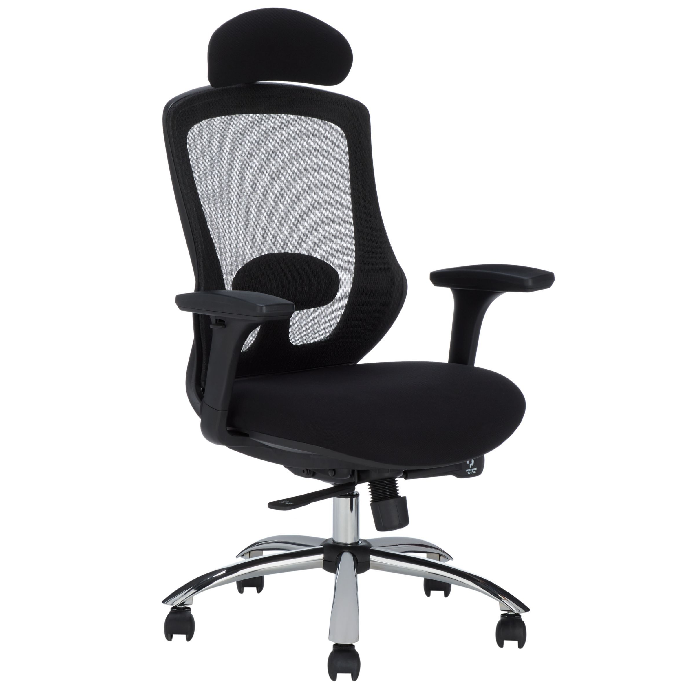 John Lewis Isaac Ergonomic Office Chair, Black - image 1