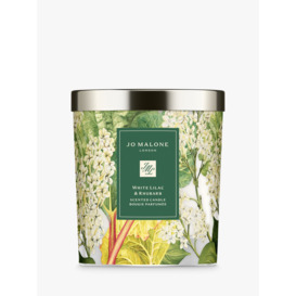 Jo Malone London White Lilac & Rhubarb Scented Charity Home Candle, 200g