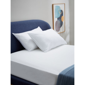 John Lewis Synthetic Soft Touch Washable Standard Pillow Pair, Medium/Firm - thumbnail 1