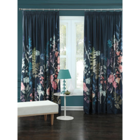 bluebellgray Peggy Pair Lined Pencil Pleat Curtains - thumbnail 3