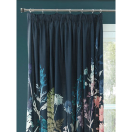 bluebellgray Peggy Pair Lined Pencil Pleat Curtains - thumbnail 1