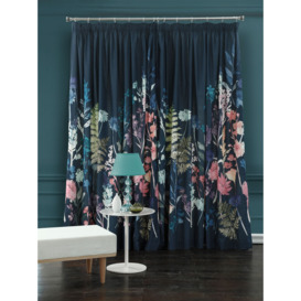 bluebellgray Peggy Pair Lined Pencil Pleat Curtains - thumbnail 3