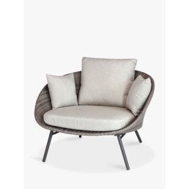 KETTLER LaMode Comfort Garden Lounging Chair with Cushions, Grey - thumbnail 1