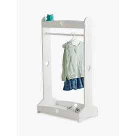 Great Little Trading Co Sweetheart Clothes Rail, White - thumbnail 1