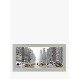 Jon Barker - New York Crossing Framed Print & Mount, 56 x 115cm, Grey/Multi - thumbnail 1