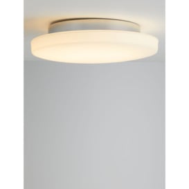 John Lewis Moonbeam LED Flush Bathroom Ceiling Light, White - thumbnail 1
