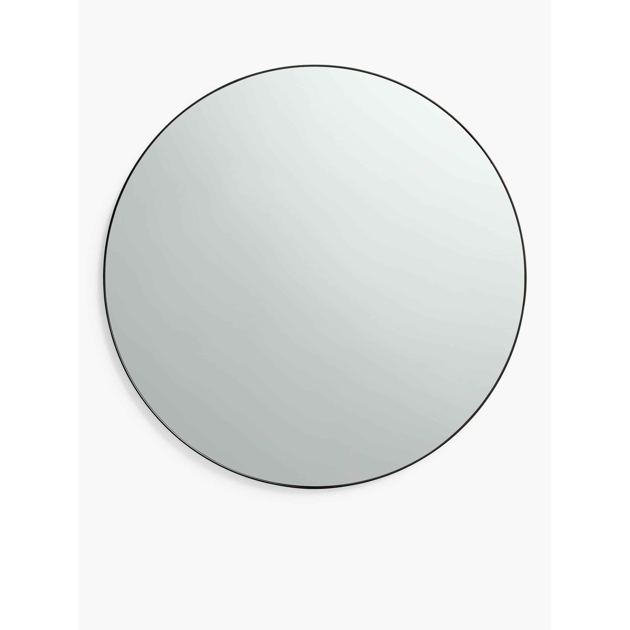 John Lewis Metal Frame Round Wall Mirror, 80cm - image 1