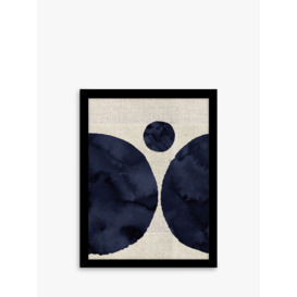 Inky Blue II - Framed Print & Mount, 43.5 x 33.5cm, Indigo - thumbnail 1
