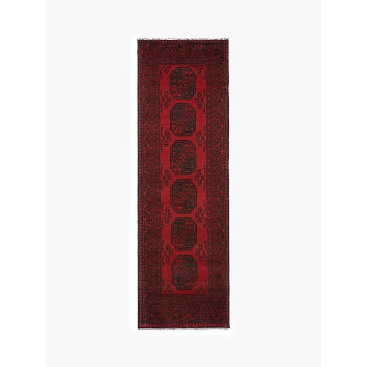 Gooch Luxury Hand Knotted Afghan Elephant Runner Rug - image 1