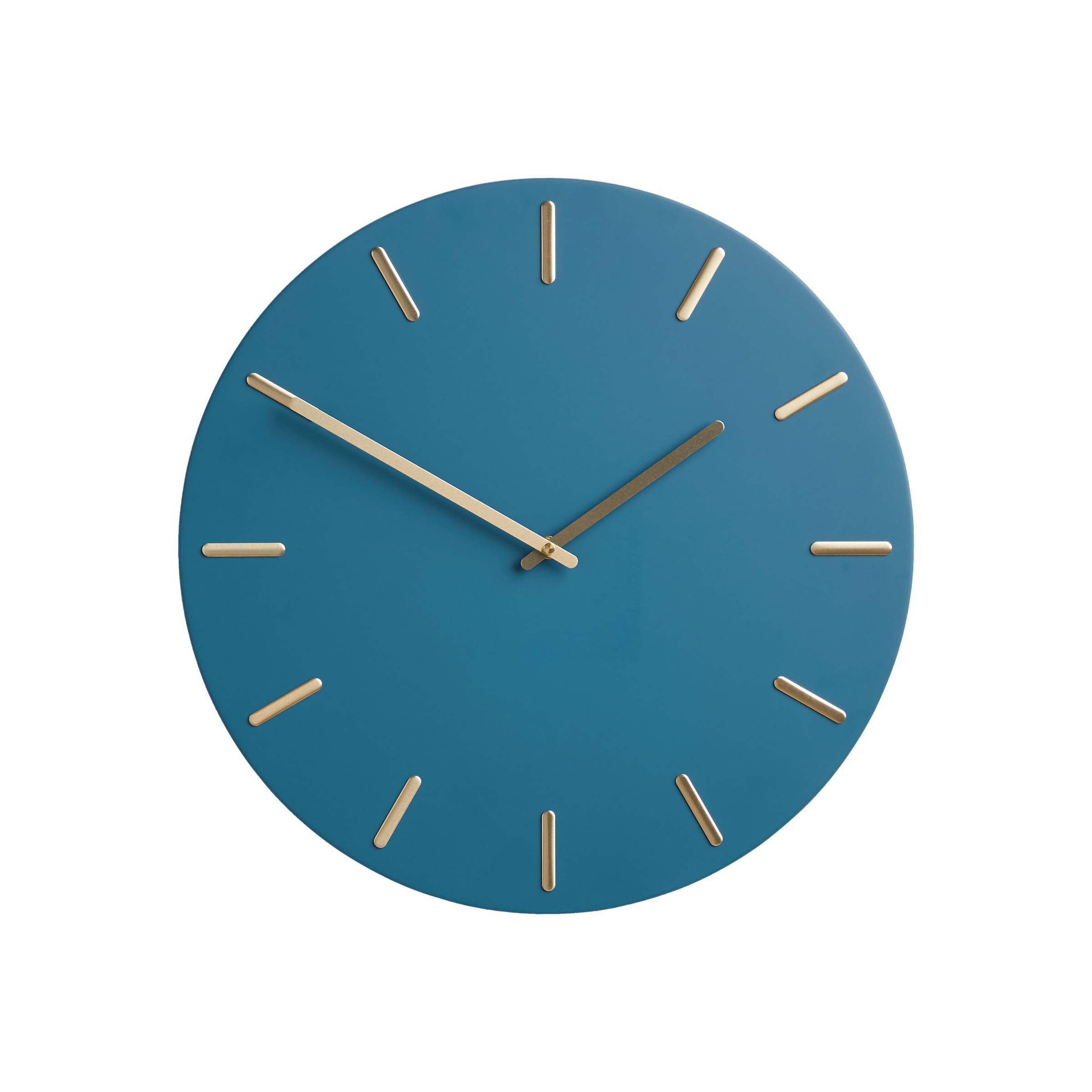 John Lewis Arne Brass Dial Analogue Wall Clock, 45cm - image 1