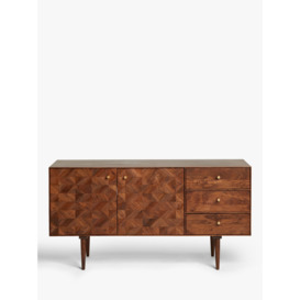 "John Lewis + Swoon Franklin TV Stand Sideboard for TVs up to 55"", Brown" - thumbnail 2