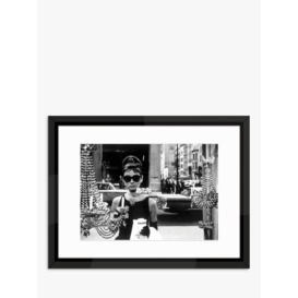 Audrey Hepburn - Shopping at Tiffany's Framed Print & Mount, 65 x 85cm - thumbnail 1