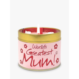 Lily-flame World's Greatest Mum Scented Tin Candle, 230g - thumbnail 2