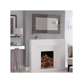 John Lewis Marietta Mirror, 100 x 61cm, Smoke - thumbnail 3