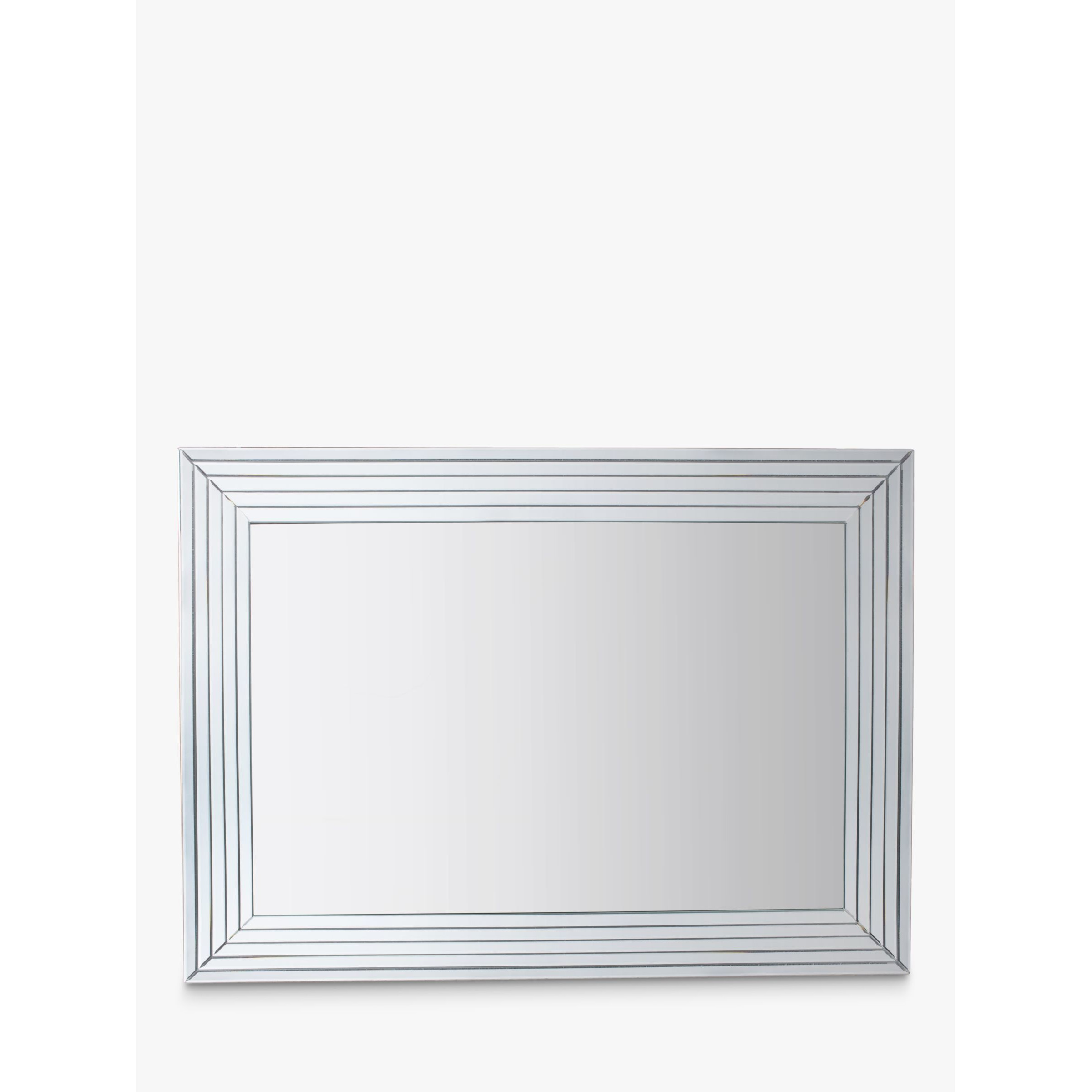 Gallery Direct Brillot Rectangular Wall Mirror, 115 x 85cm, Silver - image 1
