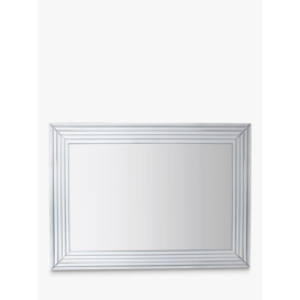 Gallery Direct Brillot Rectangular Wall Mirror, 115 x 85cm, Silver