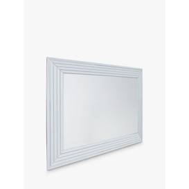 Gallery Direct Brillot Rectangular Wall Mirror, 115 x 85cm, Silver - thumbnail 2