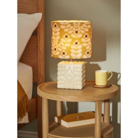 Orla Kiely Juniper Stem Ceramic Table Lamp, Yellow - thumbnail 2