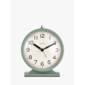 Acctim Round Analogue Alarm Clock, 10cm, Clover - thumbnail 2