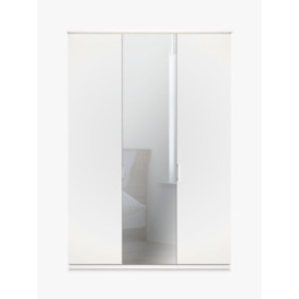 John Lewis Elstra 150cm Mirrored 3 Hinged Doors Wardrobe - thumbnail 2
