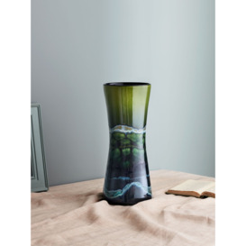 Poole Pottery Maya Hourglass Vase, H34cm, Green - thumbnail 2