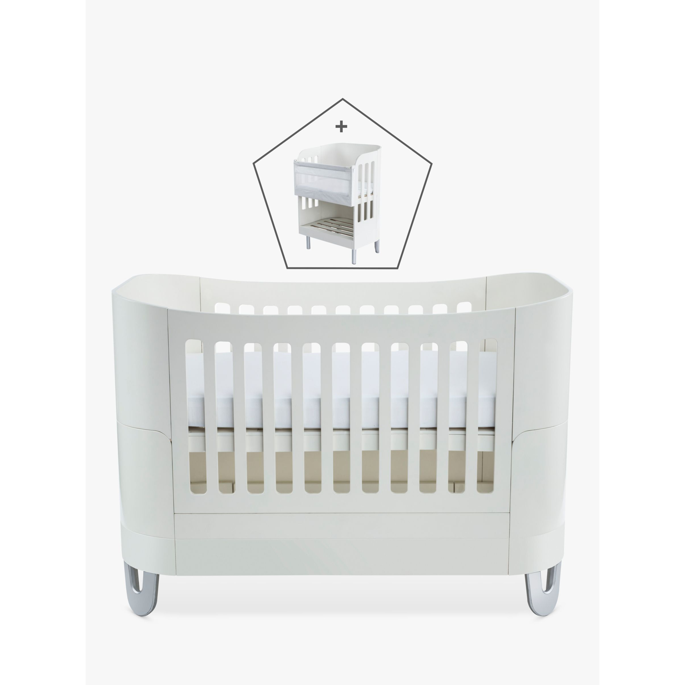 Gaia Baby Serena Complete Sleep+ Co-Sleeper Bedside Crib & Cotbed - image 1