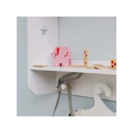 Great Little Trading Co Star Bright Landscape Wall Shelves and Hooks, White - thumbnail 3