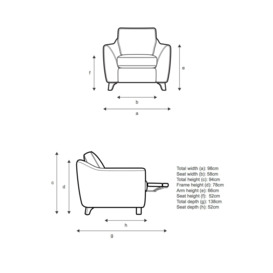 G Plan Vintage The Sixty Eight Armchair with Footrest Mechanism - thumbnail 2