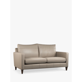 John Lewis Bailey Medium 2 Seater Leather Sofa, Dark Leg - thumbnail 1