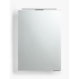 John Lewis Ariel Single Mirrored and Illuminated Bathroom Cabinet - thumbnail 1