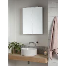 John Lewis Ariel Double Mirrored and Illuminated Bathroom Cabinet - thumbnail 2