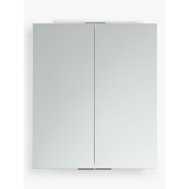 John Lewis Ariel Double Mirrored and Illuminated Bathroom Cabinet - thumbnail 1